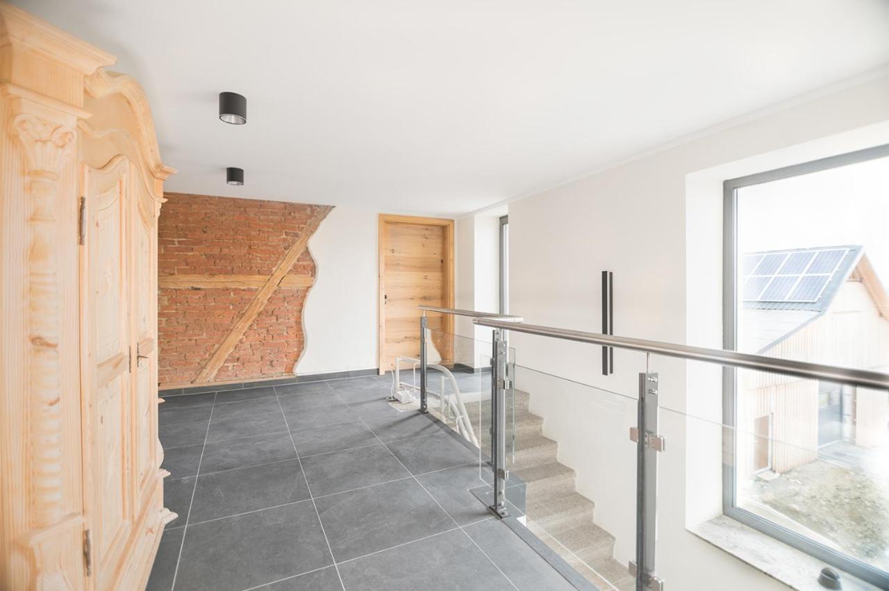 Chalet-Ferienwohnung Schlossblick, 51 Qm, Wellness/Fitness/Sauna - Bergroedelhof Feilitzsch Екстер'єр фото
