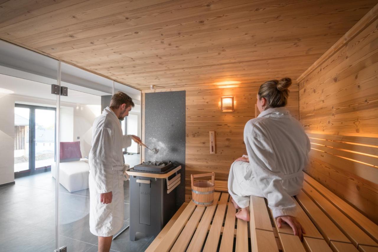 Chalet-Ferienwohnung Schlossblick, 51 Qm, Wellness/Fitness/Sauna - Bergroedelhof Feilitzsch Екстер'єр фото