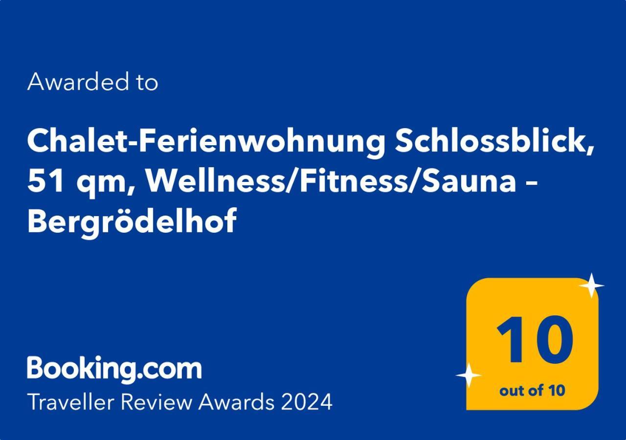 Chalet-Ferienwohnung Schlossblick, 51 Qm, Wellness/Fitness/Sauna - Bergroedelhof Feilitzsch Екстер'єр фото